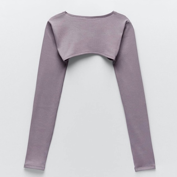 Zara Ribbed T-shirt 🌷 - Picture 3 of 3